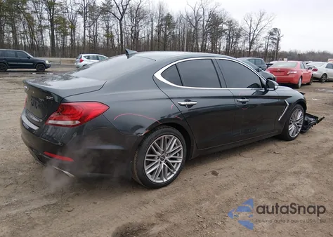 2020 Genesis G70 2.0T Rwd from USA, damaged, VIN KMTG34LA8LU059488